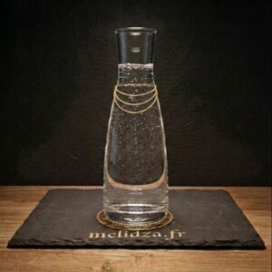 Sous-verre fleur de vie en bois de 10 cm pour dynamiser les liquides