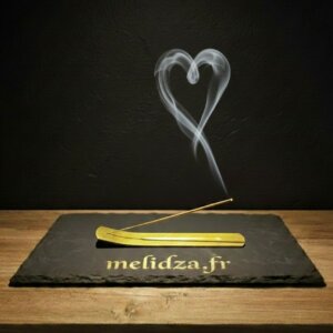 veines d'or porte encens coeur
